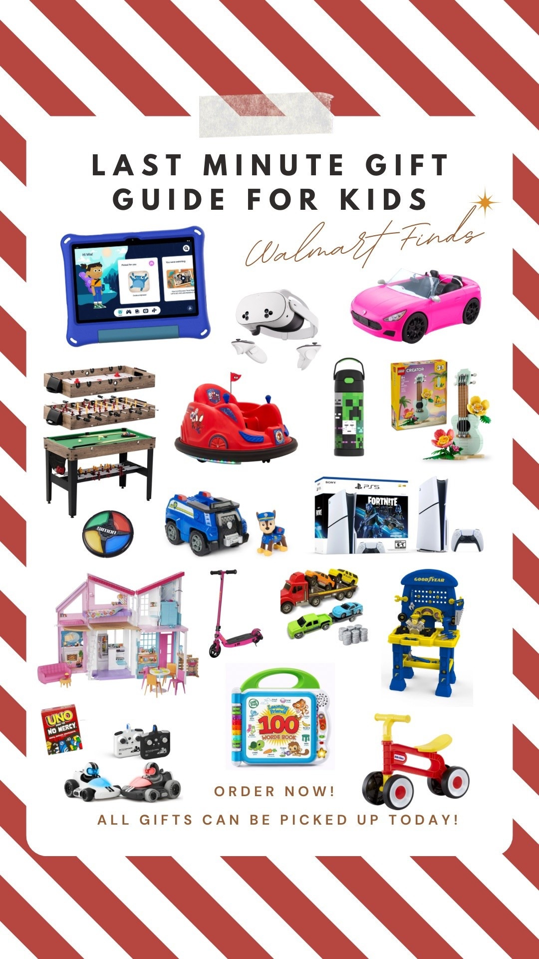 Last-minute gifts for kids! These Walmart kids gifts are ready for pick up TODAY, if you ORDER them ONLINE now! Most can be delivered by tomorrow! Most of these holiday gifts are also on SALE! These gifts are perfect for kids, toddlers, little boys, little girls, tweens, and teenagers.

#LTKGiftGuide #LTKHoliday #LTKKids
