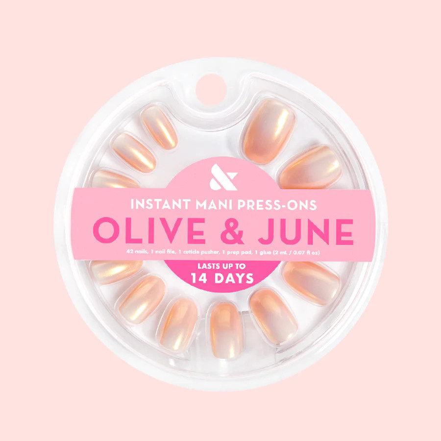 Sunset Gradient - Press-On | Short | Round | Olive & June