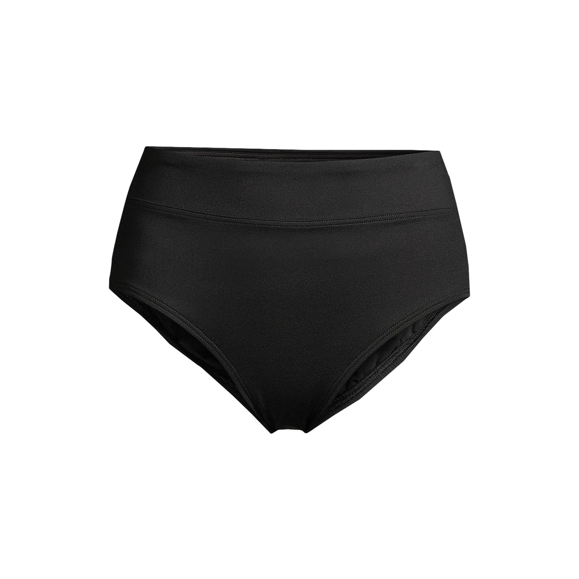 Women's Chlorine Resistant Tummy Control High Waisted Bikini Swim Bottoms | Lands' End (US)