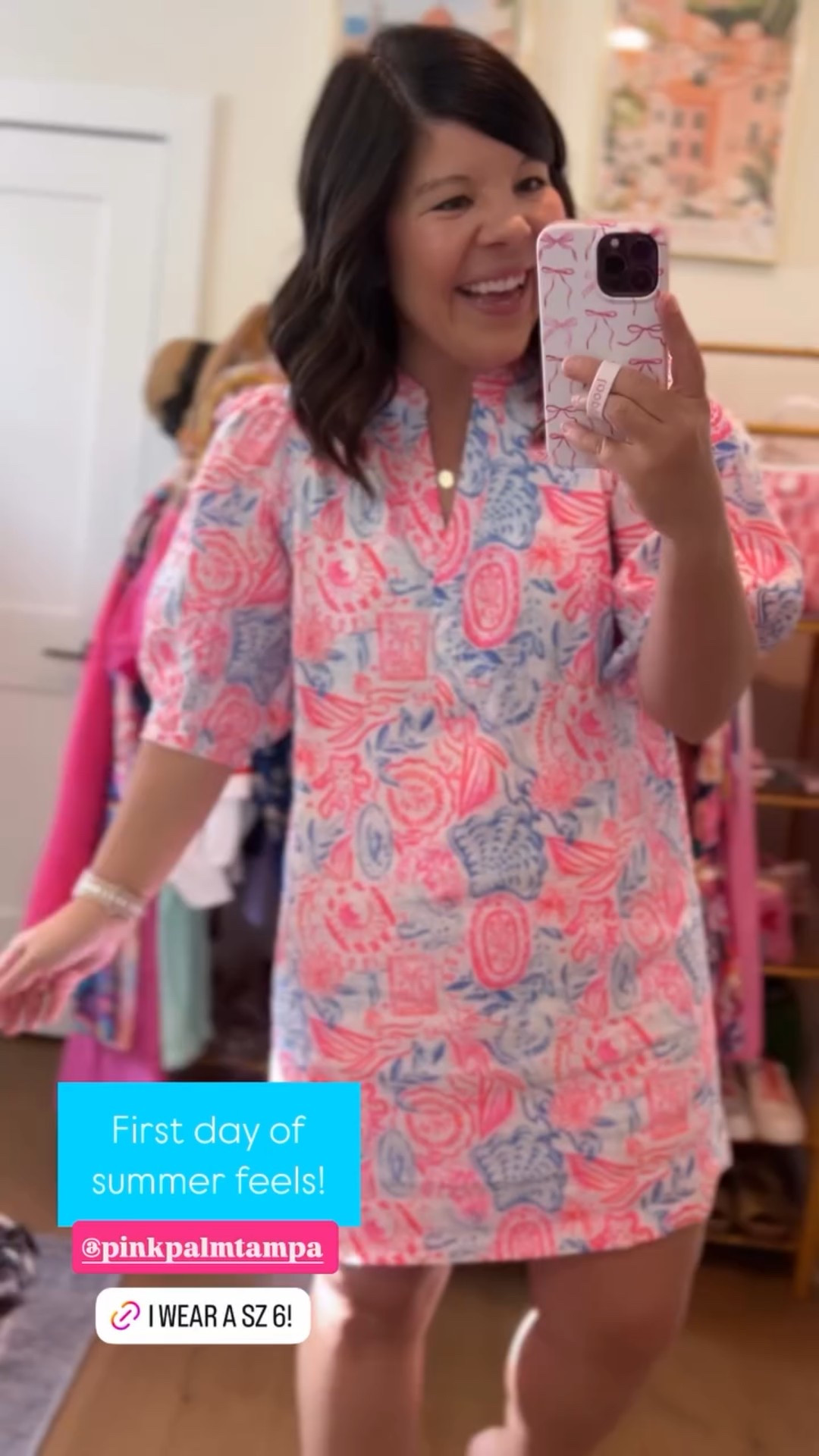 First day of 
summer feels! @pinkpalmtampa