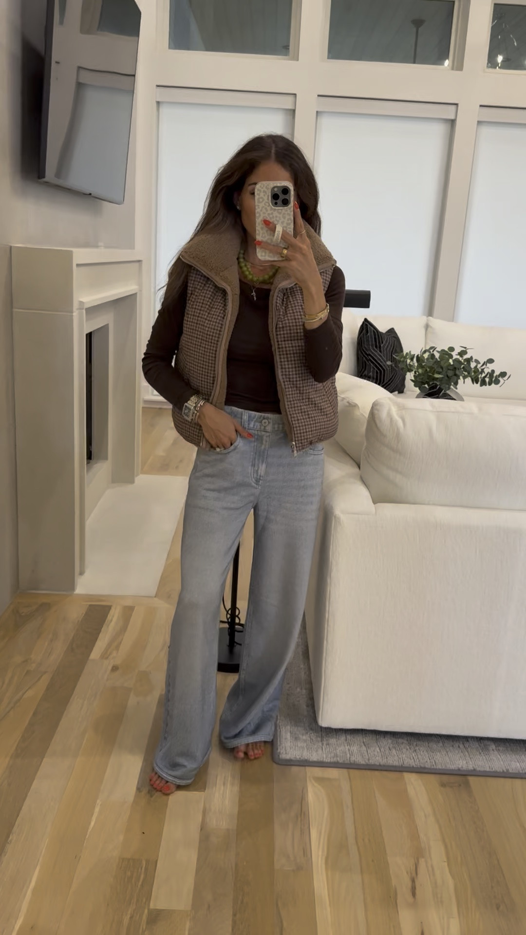 Reversible shirt of us with plaid on the other side. So warm and comfy paired with these pajama like sweatpants jeans fall  outfit