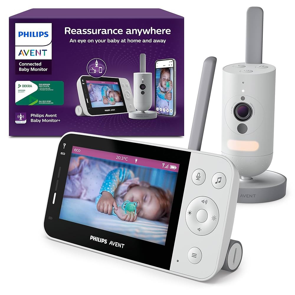 Philips AVENT Philips Connected Videophone mit WLAN, hochwertiger HD-Kamera, Infrarot-Nachtsichtf... | Amazon (DE)