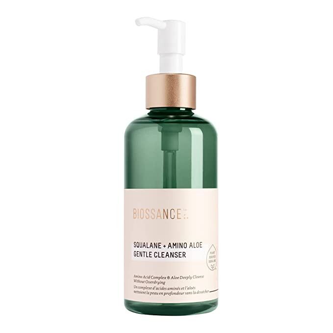 Biossance Squalane + Amino Aloe Gentle Cleanser. Foaming Gel Face Wash to Deeply Clean Pores and ... | Amazon (US)