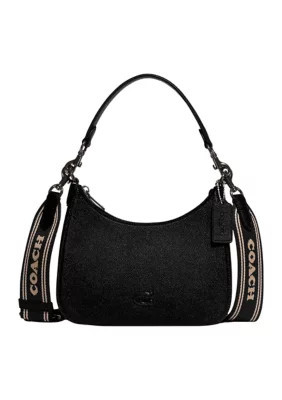 COACH Hobo Crossbody with Signature Canvas Interior | Belk