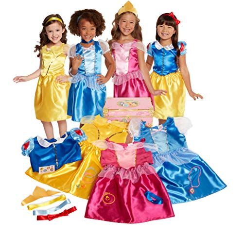 Disney Princess Dress Up Trunk Deluxe 21 Piece [Amazon Exclusive] | Amazon (US)