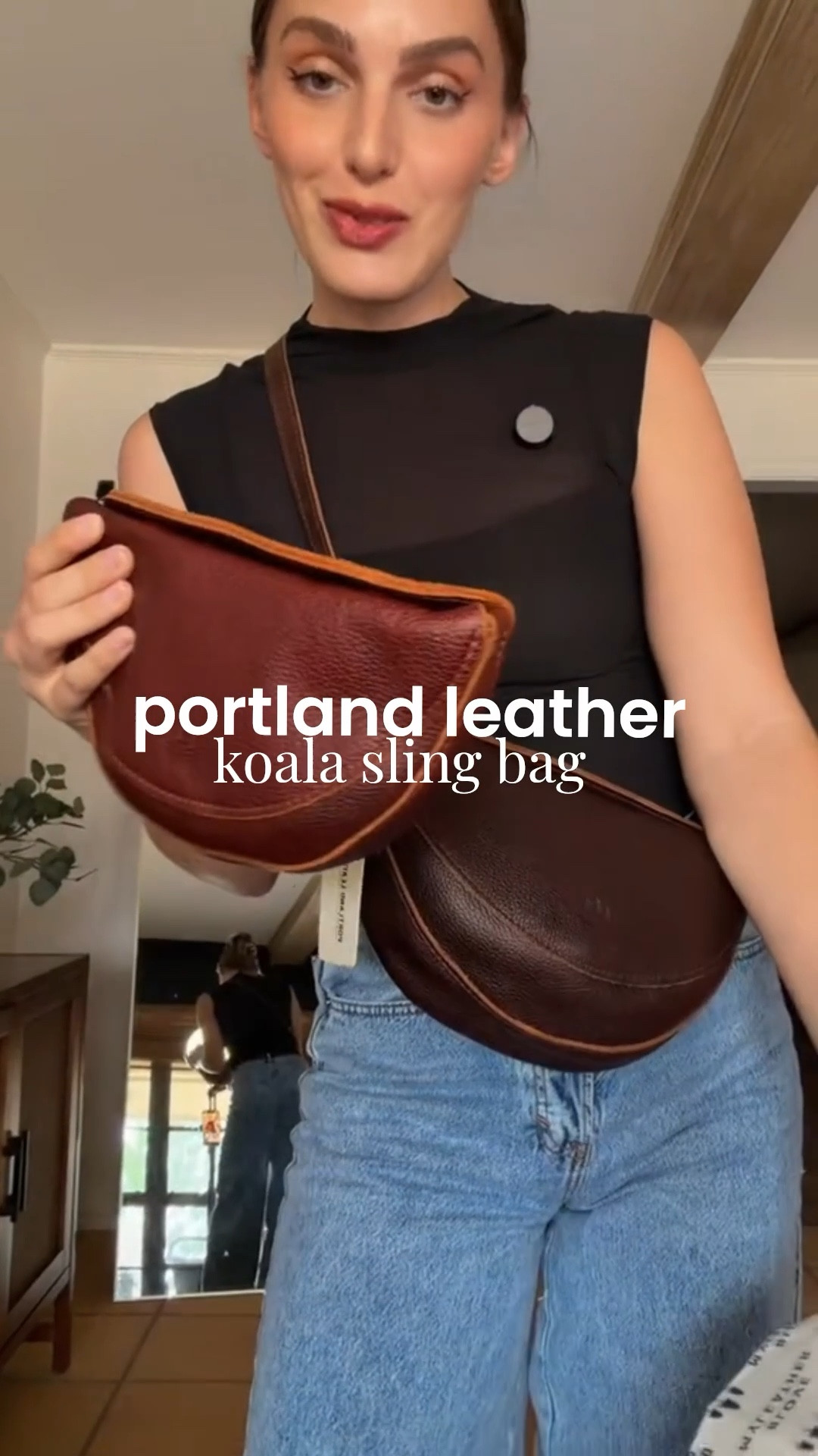 The most perfect genuine leather crossbody sling bags from Portland Leather 😍 Gorgeous quality and so many beautiful colors to choose from! Magnetic closure and adjustable strap. I have the Small in Nutmeg and the Medium in Coldbrew. 

#portlandleathergoods #leatherbag #bag #crossbodybag #portlandleather #slingbag 

#LTKmomlife #LTKFestival #LTKootd