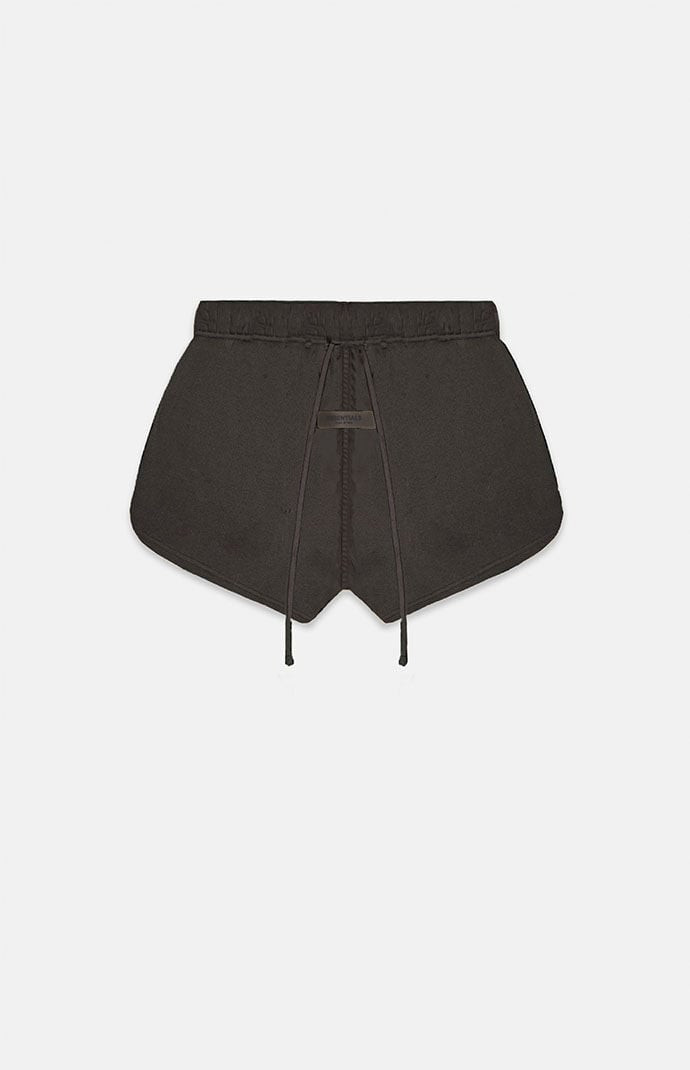 Fear of God Womens Women's Off Black Shorts size Xxs | PacSun