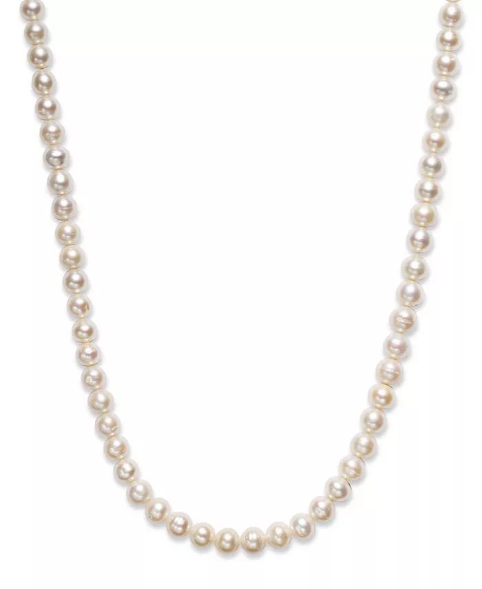 Pearl Necklace, 36" Cultured Freshwater Pearl Endless Strand (8-1/2mm) | Macys (US)