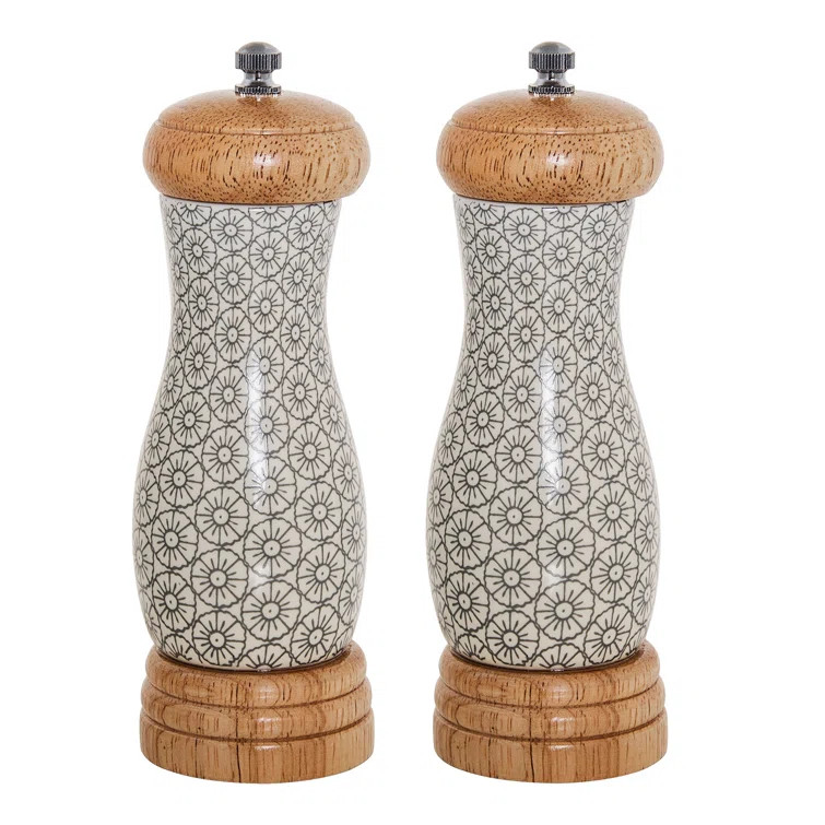 Olympie Ceramic Salt & Pepper Set | Wayfair North America