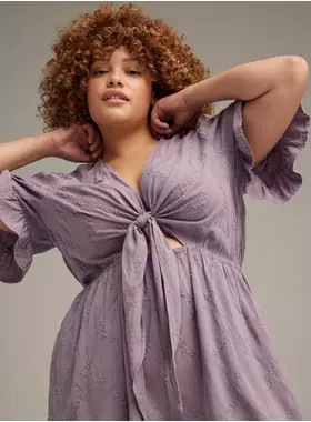 Festi Flutter Sleeve Romper | Torrid (US & Canada)