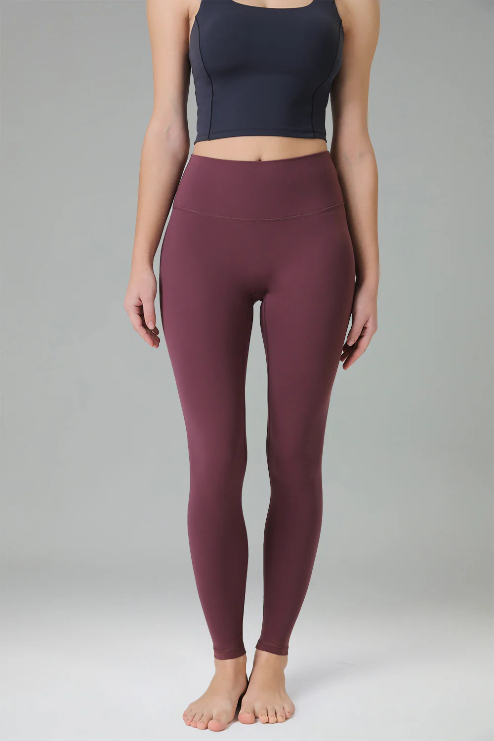 Dreamlux High Waisted No Front Seam 28" Full Length Workout Legging | Colorfulkoala