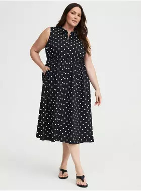 Collared Shirt Midi Dress | Torrid (US & Canada)