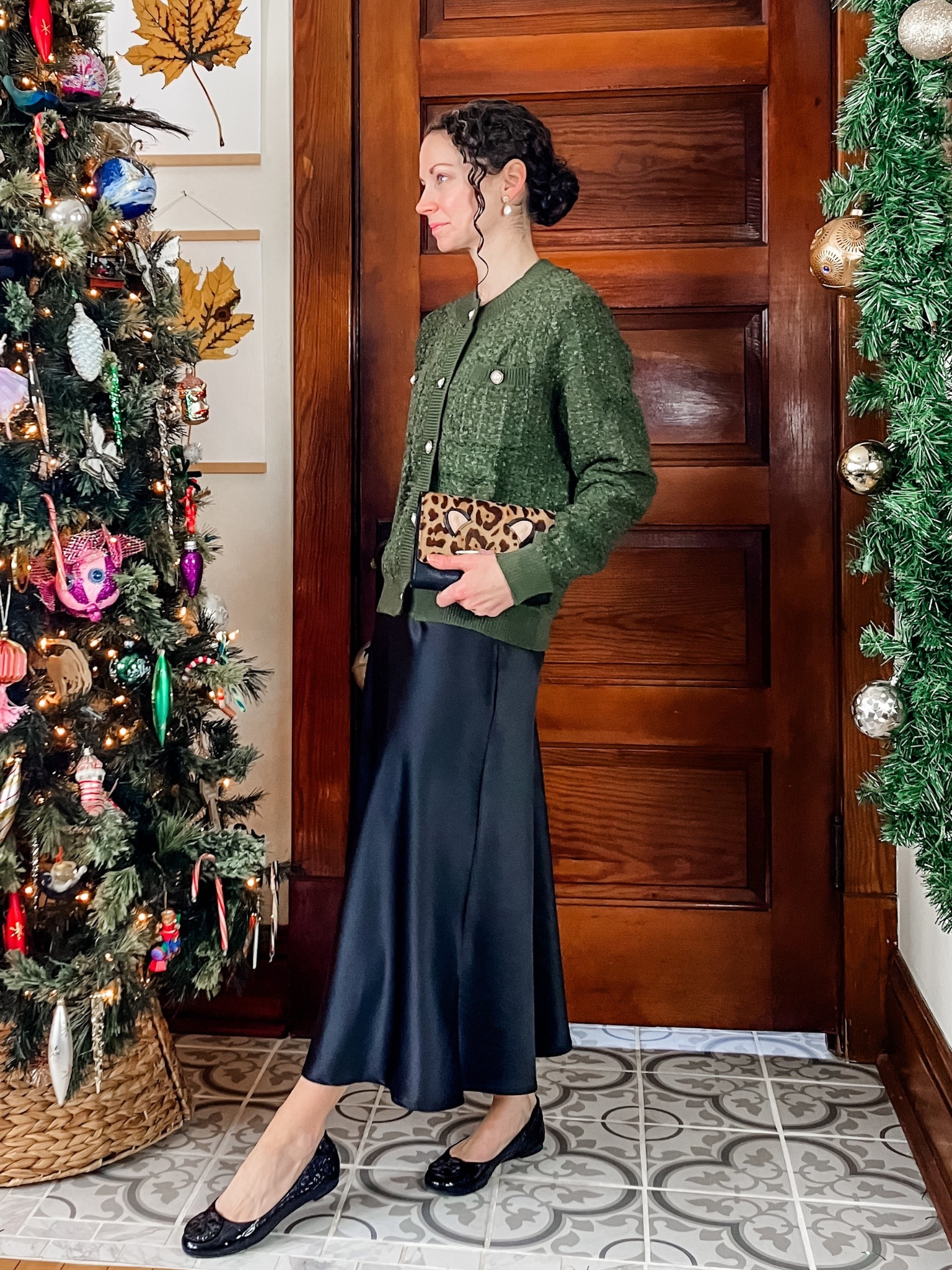 This green cardigan and satin skirt from Amazon is perfect for Christmas!
Petite outfit. Amazon outfit. Classic outfit. Modest outfit. Christmas outfit  

#LTKHoliday #LTKootd #LTKOver40