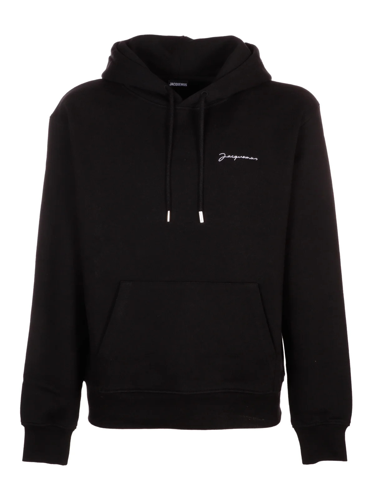 Jacquemus Logo Embroidered Drawstring Hoodie | Cettire Global