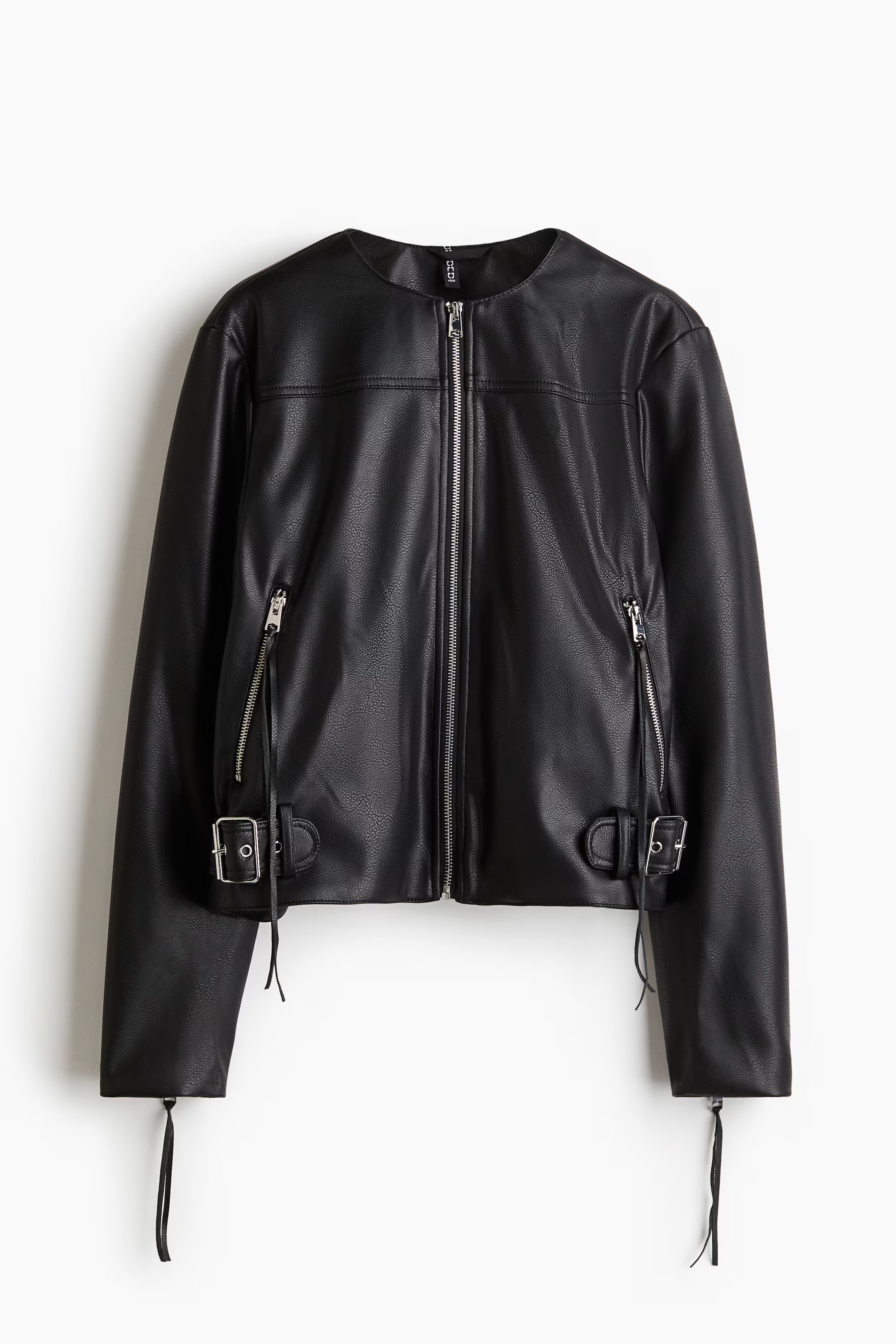 Veste de style motard en tissu enduit | H&M (FR, IT, ES, PT, BE)