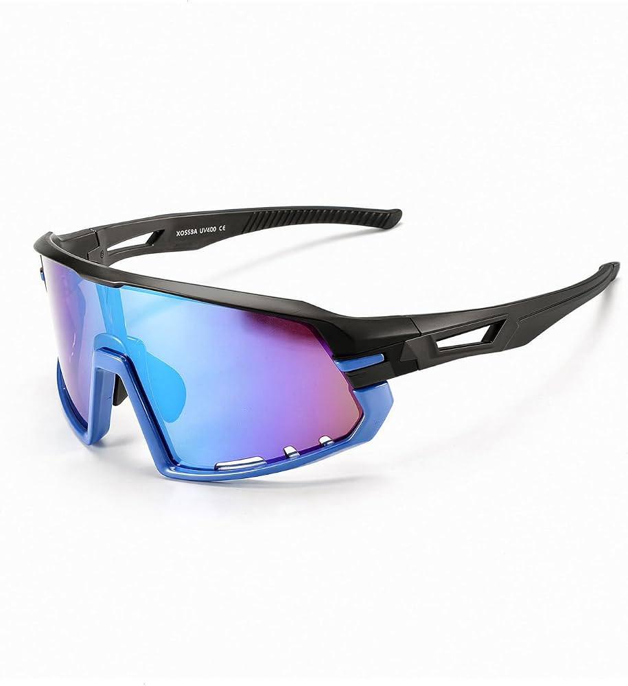 Cycling Sunglasses for Men Women - Sports Sunglasses for Running Baseball Softball Bike UV400 Pro... | Amazon (US)