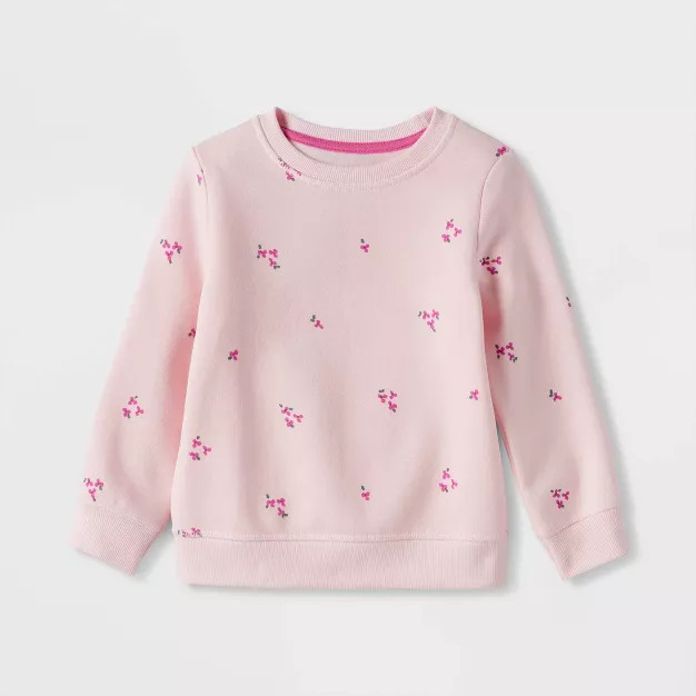Toddler Girls' Fleece Pullover Sweatshirt - Cat & Jack™ | Target