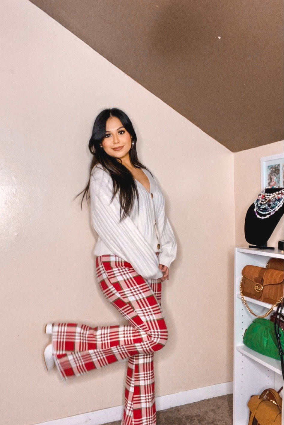 Holiday Outfit Idea 
A Very Festive but comfy one! 
Love this one ! Everything is from Target! Except for boots! 
Cardigan is sold out so i linked similar 
I got a small in the pants and 7 in boots for extra toe room

#LTKstyletip #LTKHoliday #LTKSeasonal