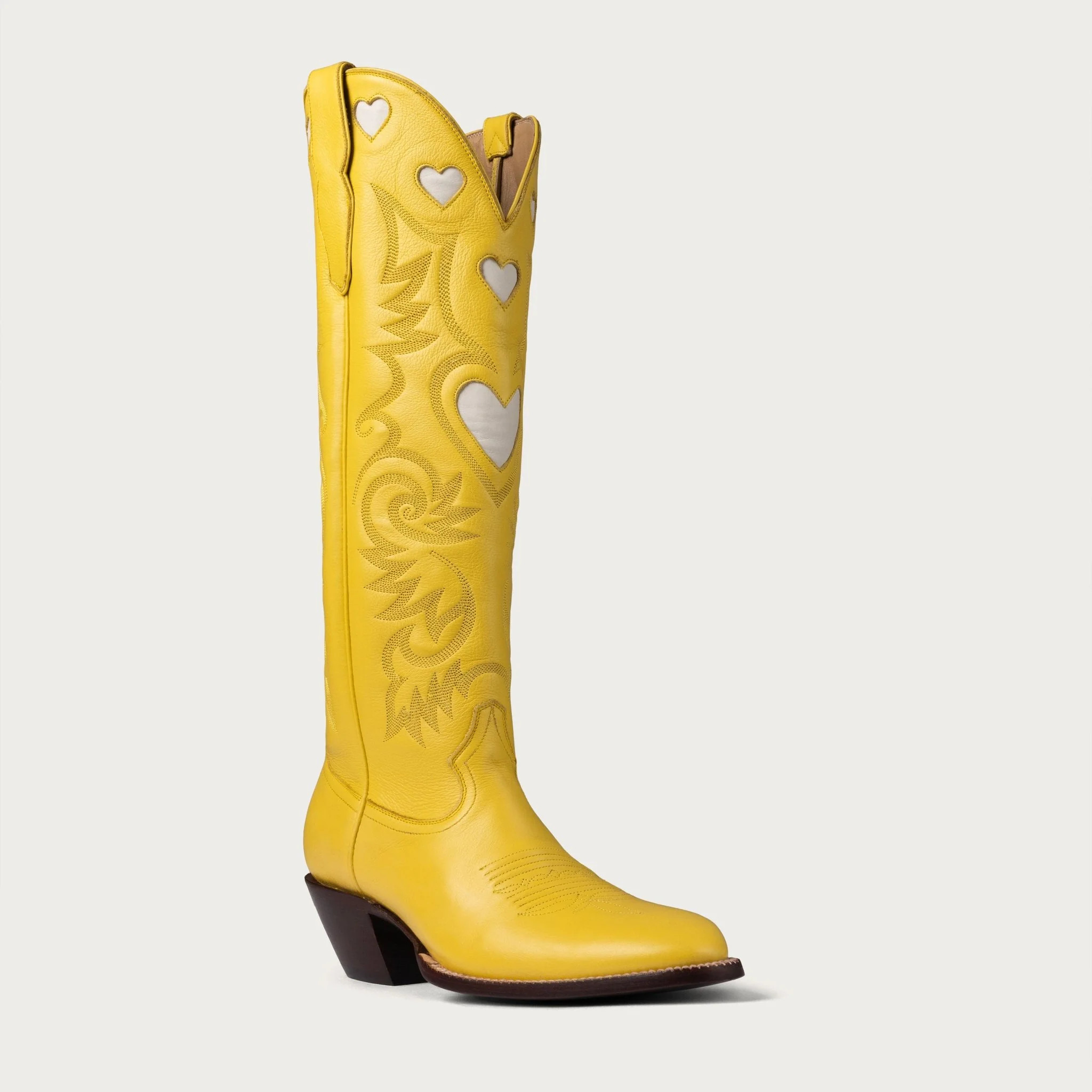 The Heart Boot Yellow and Bone | CITY Boots