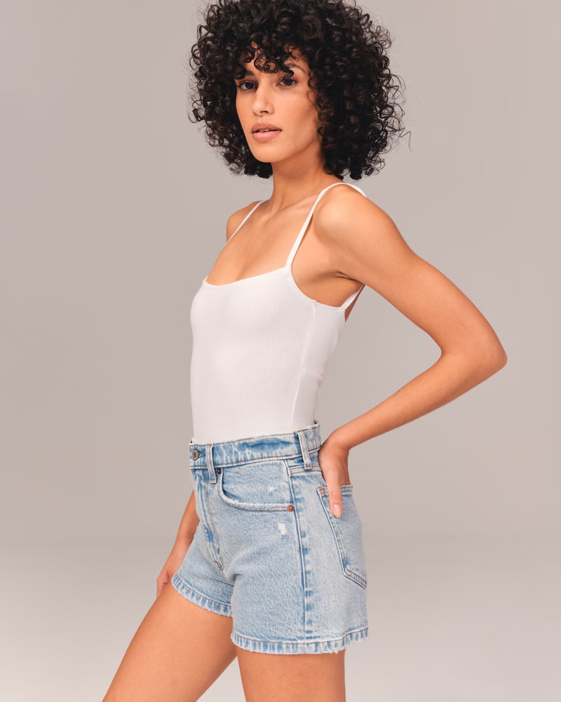 High Rise Mom Shorts | Abercrombie & Fitch (US)