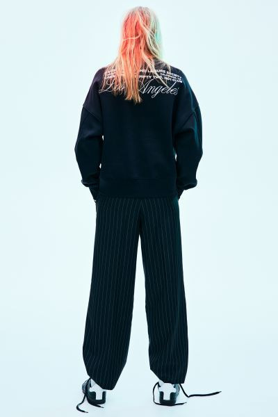 Oversized Sweatshirt with Motif | H&M (US + CA)