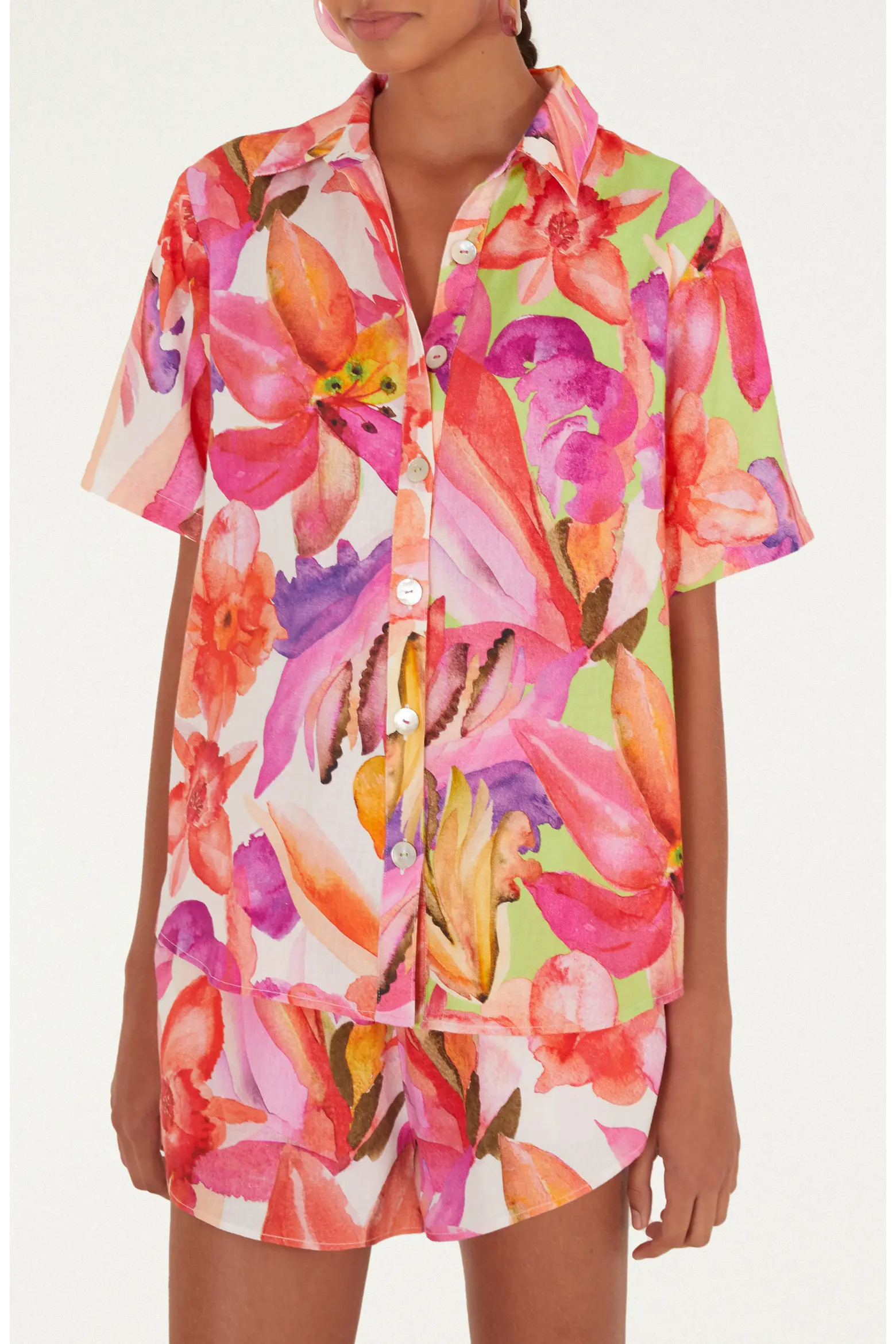 Artsy Flora Button-Up Shirt (Women) | Nordstrom | Nordstrom