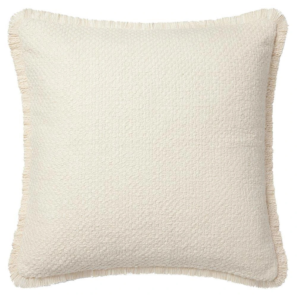 Coastal Beach Cream Down Fill Decorative Throw Pillow - 22x22 | Kathy Kuo Home