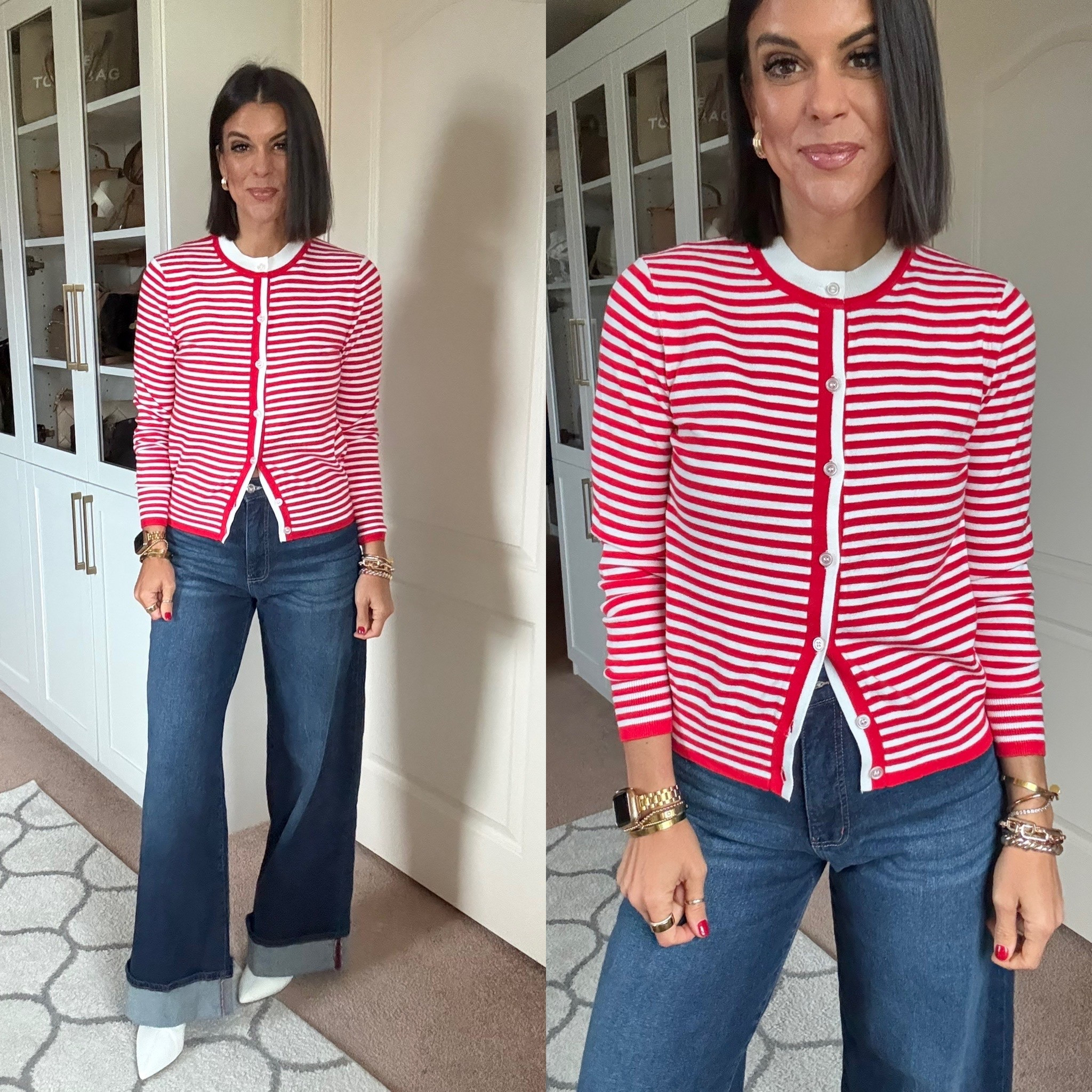 New Walmart cardigan! I’m in size xs
Size 2 in jeans 

#LTKSeasonal #LTKFindsUnder100 #LTKSaleAlert