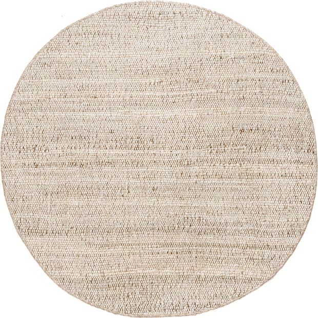 Natural Handwoven Jute-Blend 6' Round Area Rug | Rugs USA