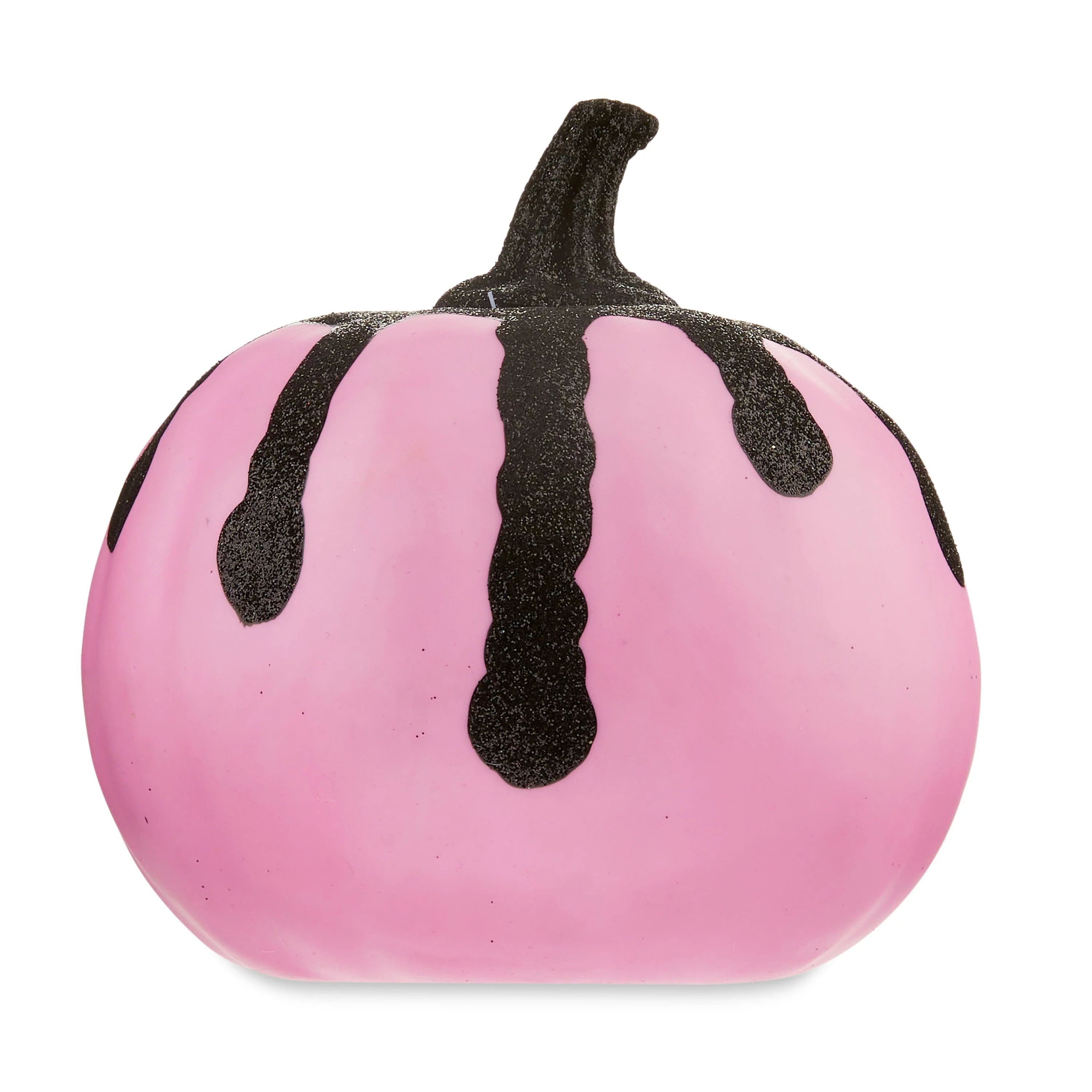 Halloween Mini Pink Foam Pumpkin Decoration, 5 in x 5 in x 4.75 in, by Way To Celebrate - Walmart... | Walmart (US)