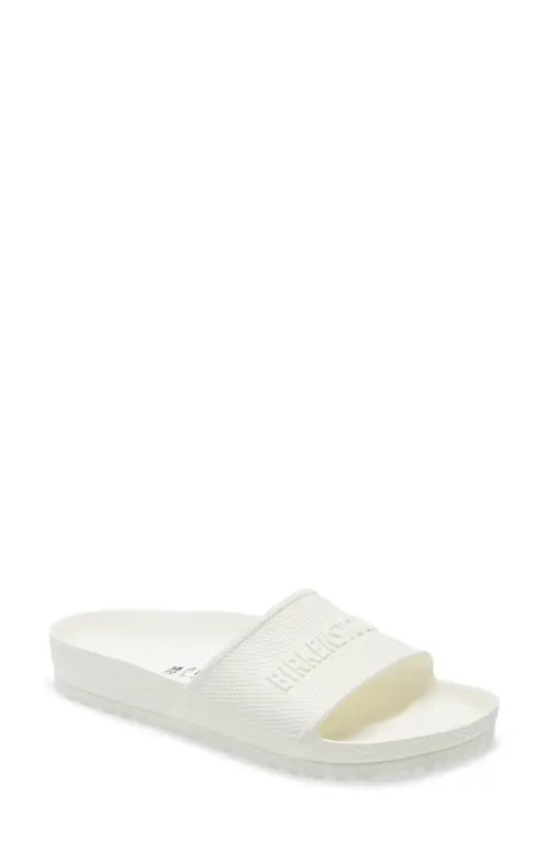 Birkenstock Barbados Slide Sandal in White at Nordstrom, Size 7-7.5Us | Nordstrom