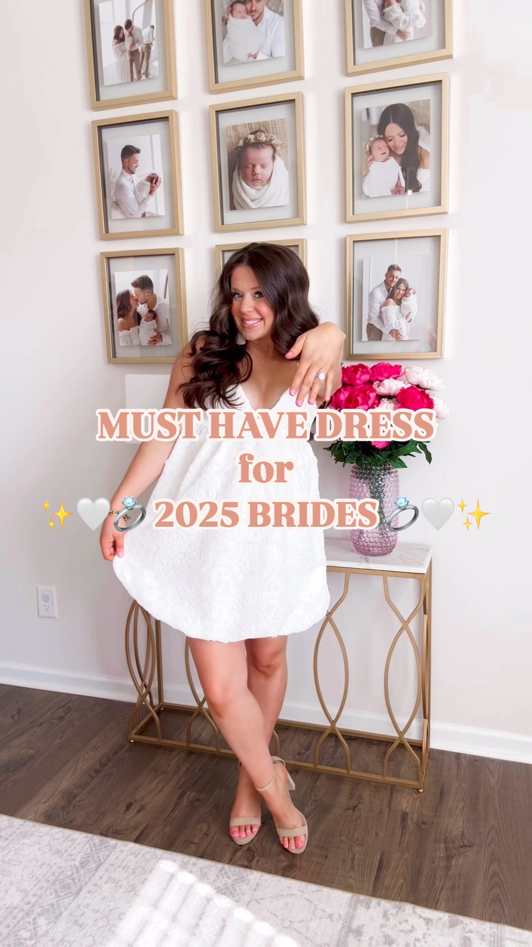 Where are my brides at!? This dress is a MUST have for all the bridal festivities 💍🤍✨👰🏽‍♀️ Fun fact: it’s almost made out of the same design/material my wedding dress was! Code “LANDONSAVE30” saves 30% off it ☺️

Bride style / bride to be / wedding dress / bride style / 2025 bride / white dress / bridal shower dress / bachelorette dress / 

#LTKWedding #LTKStyleTip #LTKFindsUnder100