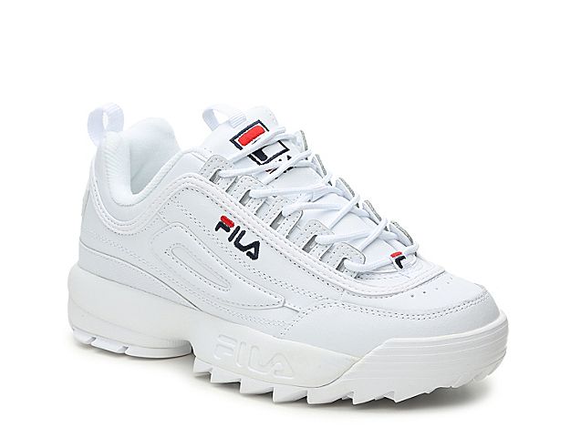 Fila Disruptor II Premium Sneaker - Men's - White | DSW