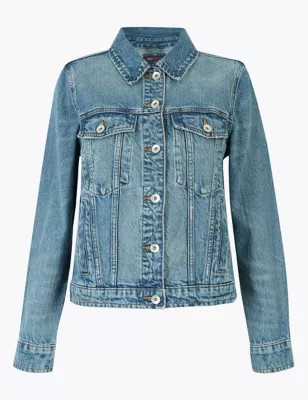 Pure Cotton Denim Jacket | Marks & Spencer (UK)