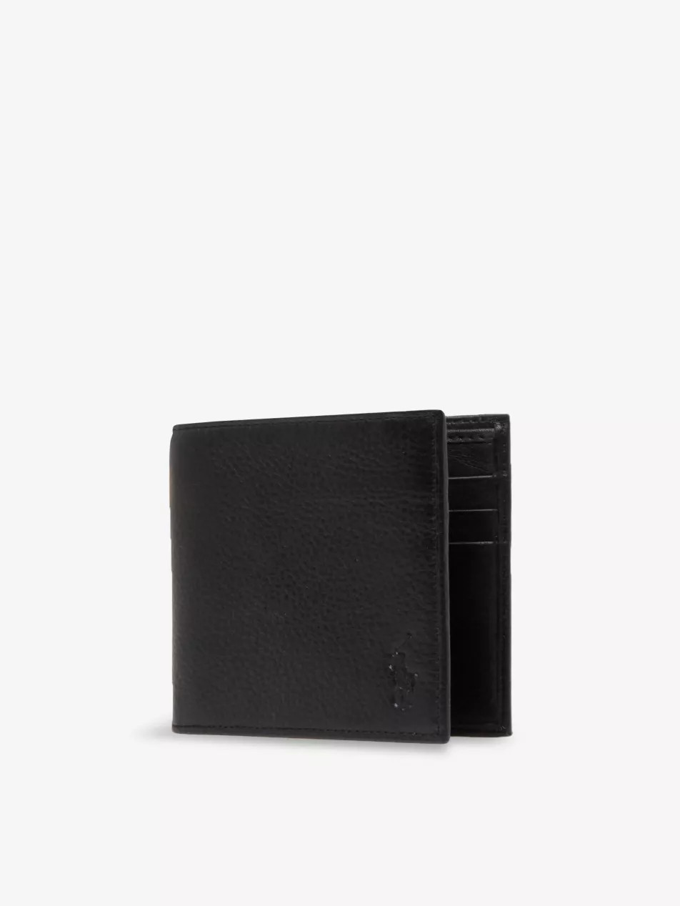 Pony-embossed pebbled leather billfold wallet | Selfridges