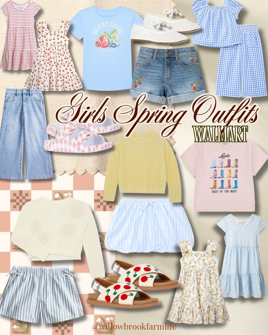 Found the cutest Girls spring outfits at Walmart! 

#LTKSpringSale #LTKKids #LTKmomlife