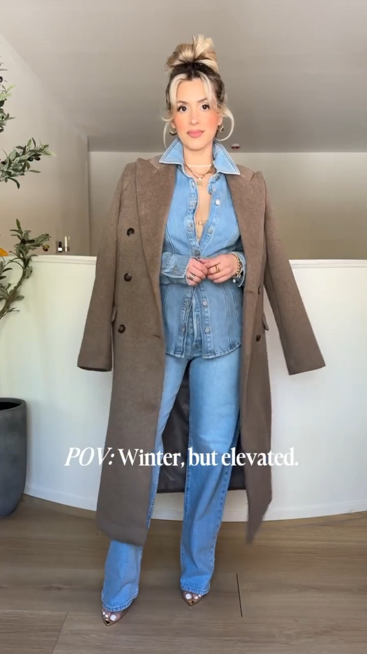 Omg the BEST coats from @dynamite 😮‍💨👌🏼

I'm wearing XS in ALL coats! 
Wearing size 4 or 27 in all jeans!! 


#LTKgrwm #LTKootd #LTKPetite