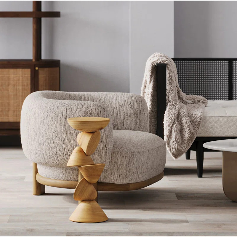 Dorothea Upholstered Barrel Chair | Wayfair North America