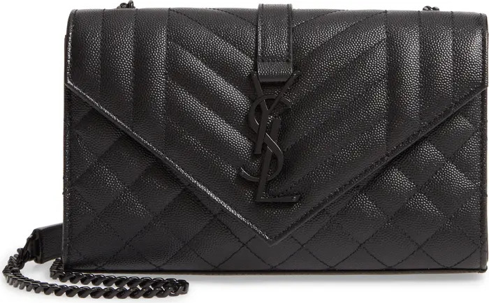 Small Monogram Quilted Leather Shoulder Bag | Nordstrom