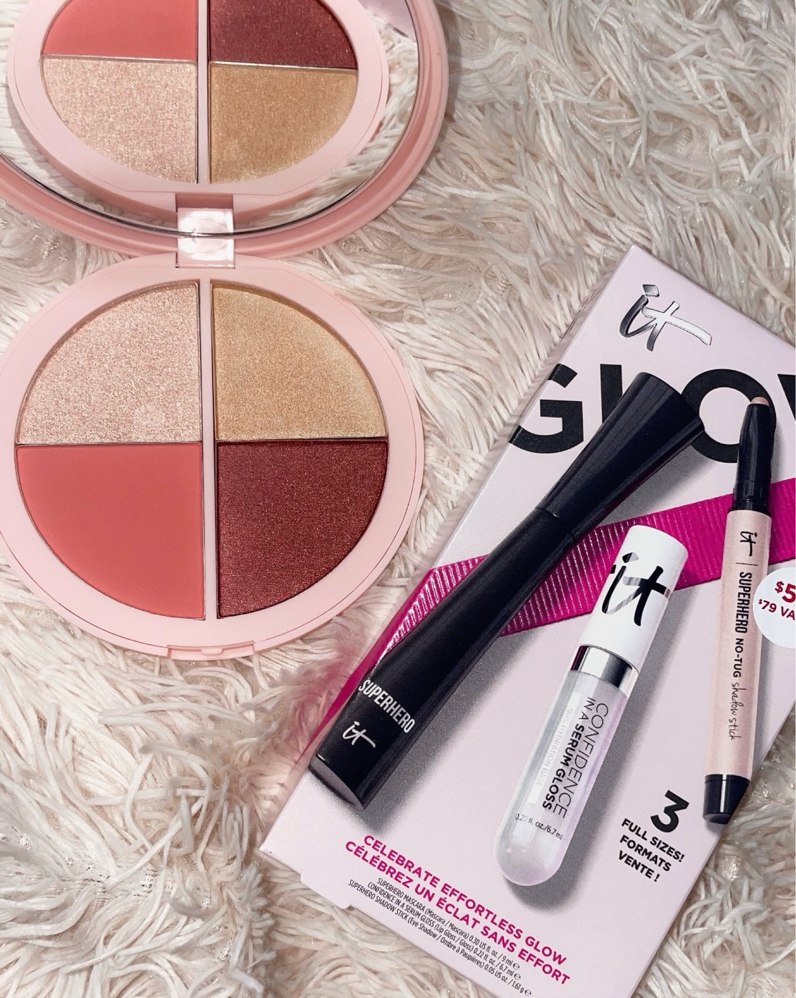 The perfect face palette, can use on eyes ; cheeks and I love the superhero mascara!! 

#LTKBeauty #LTKGiftGuide #LTKFindsUnder50