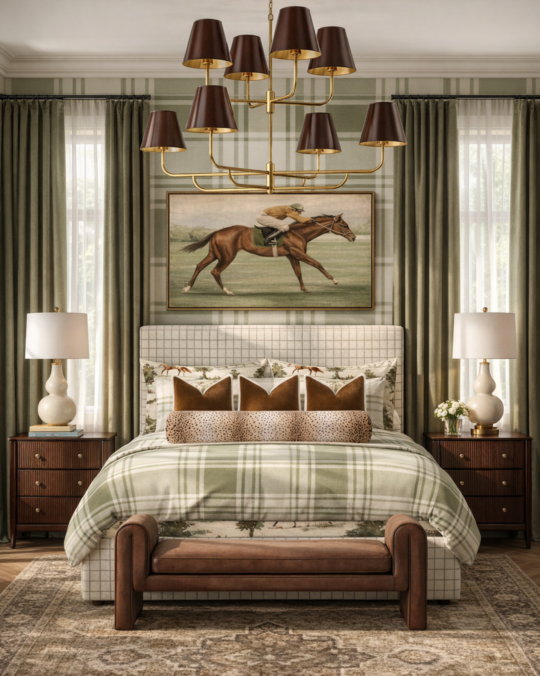 Derby season is basically an excuse to romanticize your entire home—and this is the vibe 🐎

Plaids, equestrian prints, rich browns, a little bit of polish… it feels classic but still fresh. Like you definitely have a mint julep somewhere nearby.

If your bedroom could use a little more personality, this is your sign to lean into it. Layer the patterns, bring in the warmth, and don’t overthink it.

Saving this for Derby-inspired decor or actually committing to the look? 

 

#LTKHome