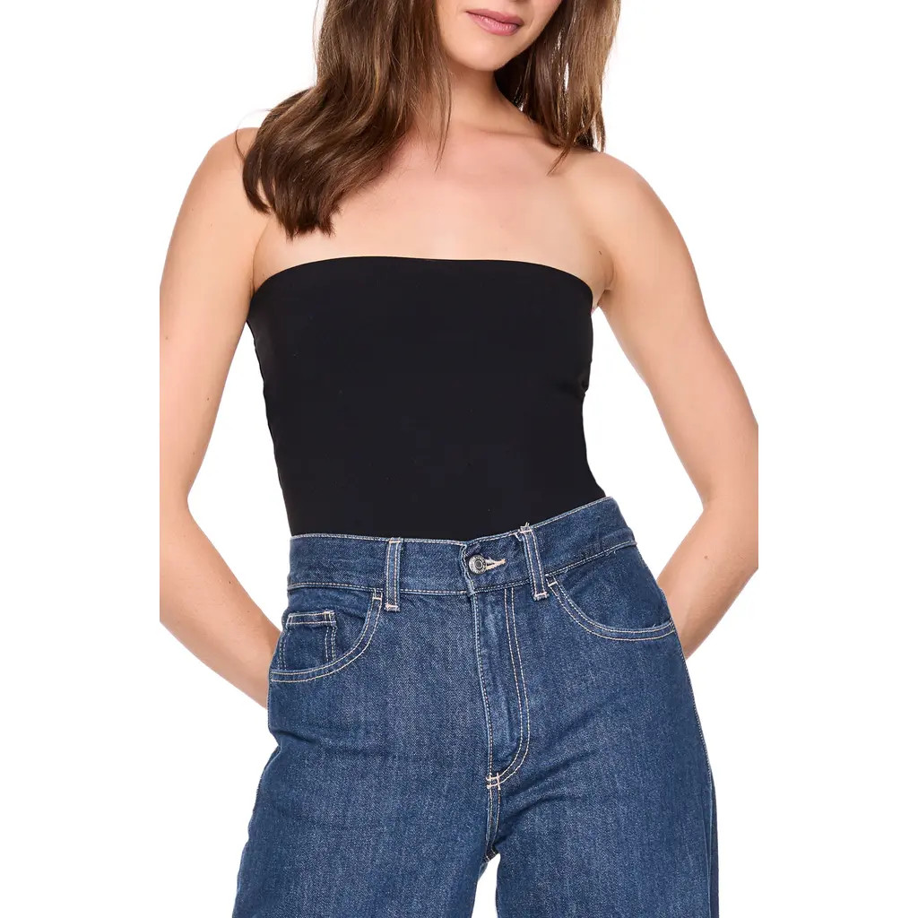 Susana Monaco Core Tube Top in Black at Nordstrom, Size Large | Nordstrom