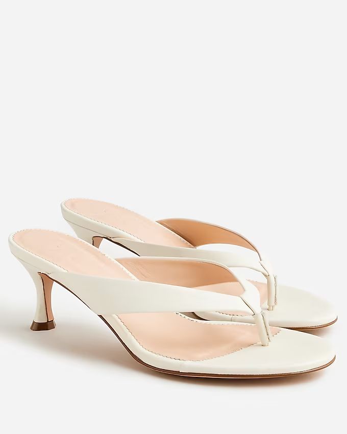 Violetta made-in-Italy thong sandals in leather | J.Crew US