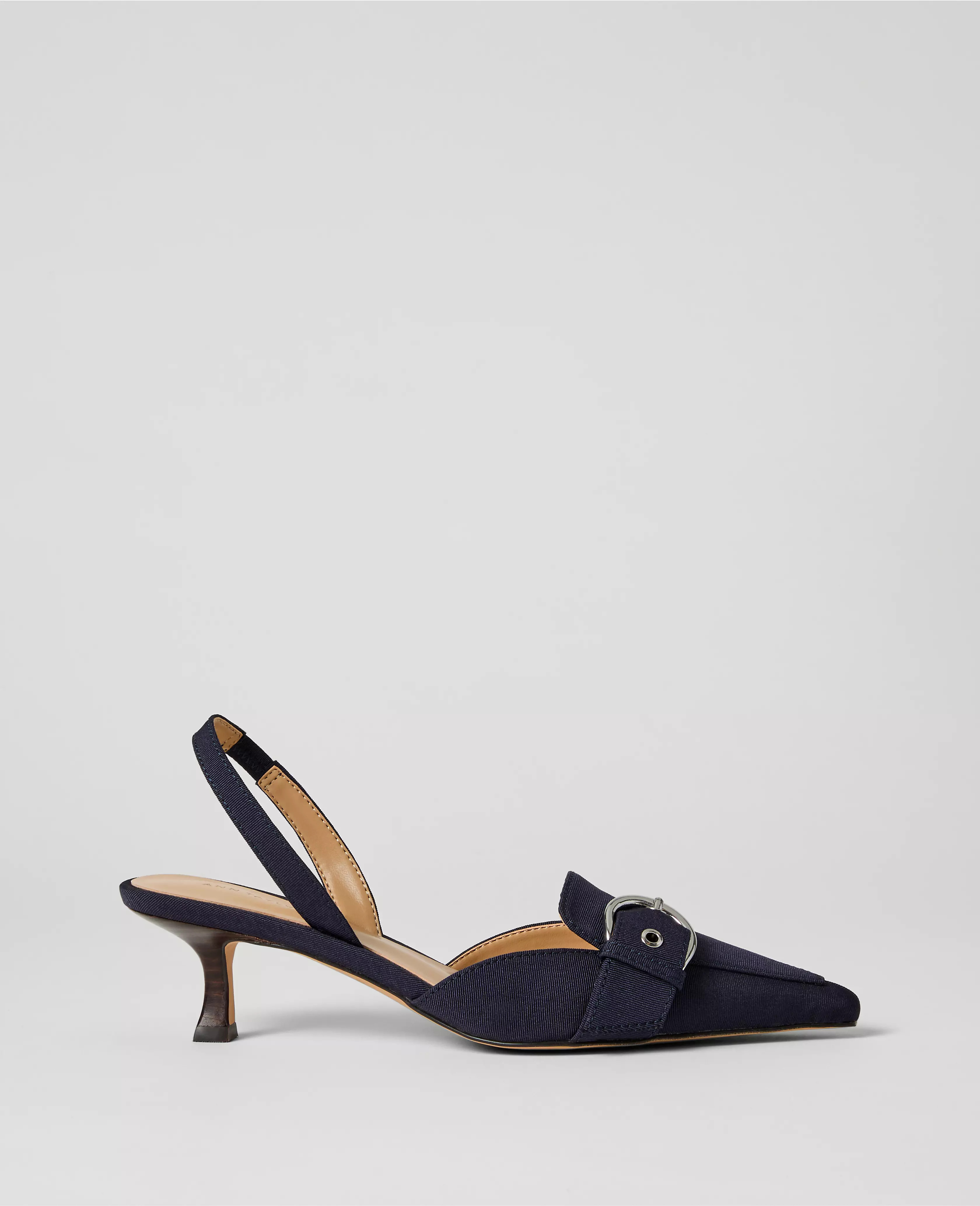 Patent Buckle Slingback Pump | Ann Taylor