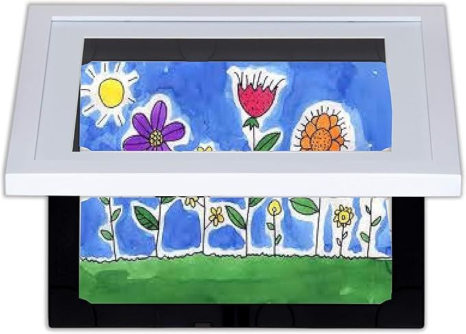 Li'l DAVINCI Art Frames: front-opening, EZ Store wooden frames that allow you to hold up to 50 it... | Amazon (US)