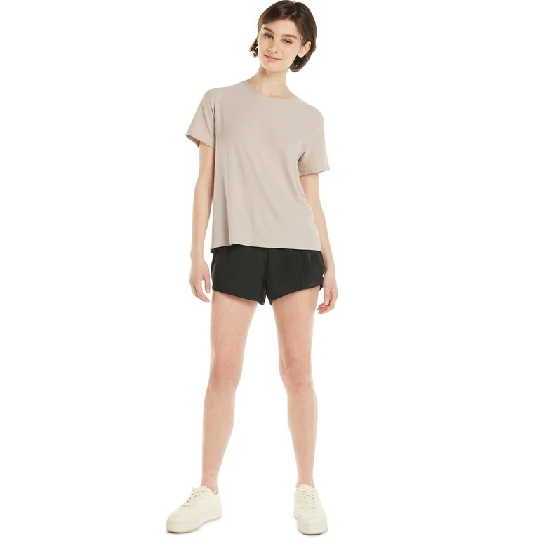 Athletic Works Women's ButterCore Tee with Short Sleeves, Sizes XS-XXXL | Walmart (US)