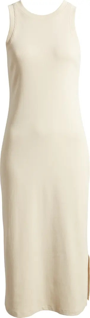 Stretch Cotton Ribbed Tank Dress | Nordstrom