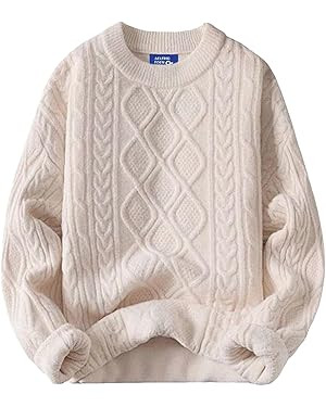 Aelfric Eden Oversized Sweater 90s Vintage Heavy Knitted Sweater Long Sleeve Sweater Women Woven ... | Amazon (US)