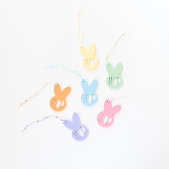 Acrylic Bunny Tag, Easter Basket Tags, Hip Hop Tag, Easter Decorations, Easter Basket Gifts, Cust... | Etsy (US)