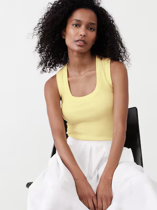 U-Neck Tank | Banana Republic Factory